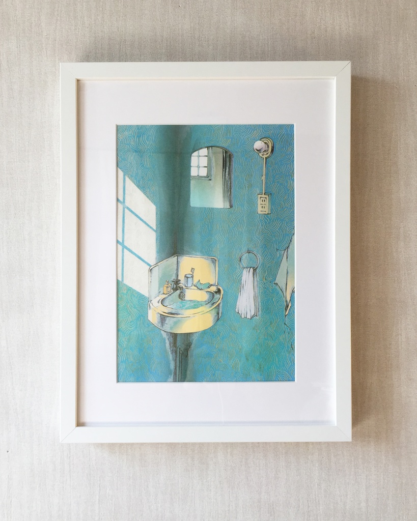 "VEIW FROM HER ROOM"リソグラフ作品『room6』