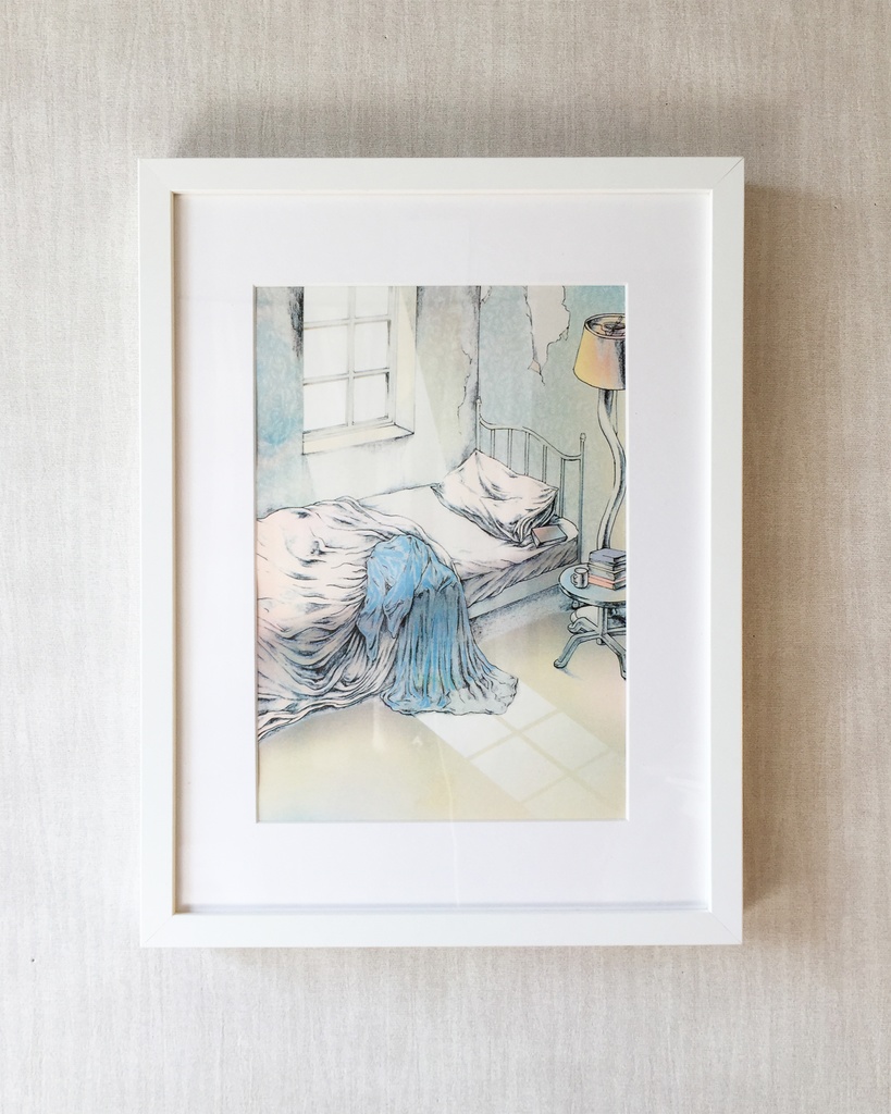 "VEIW FROM HER ROOM"リソグラフ作品『room7』