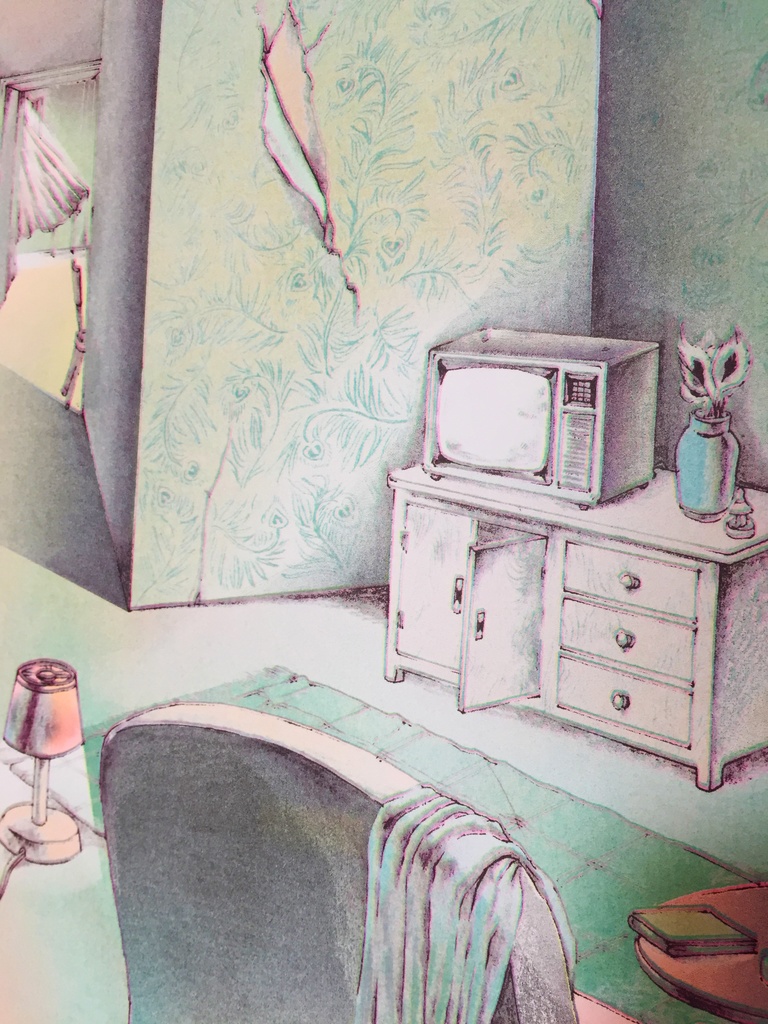 "VEIW FROM HER ROOM"リソグラフ作品『room8』