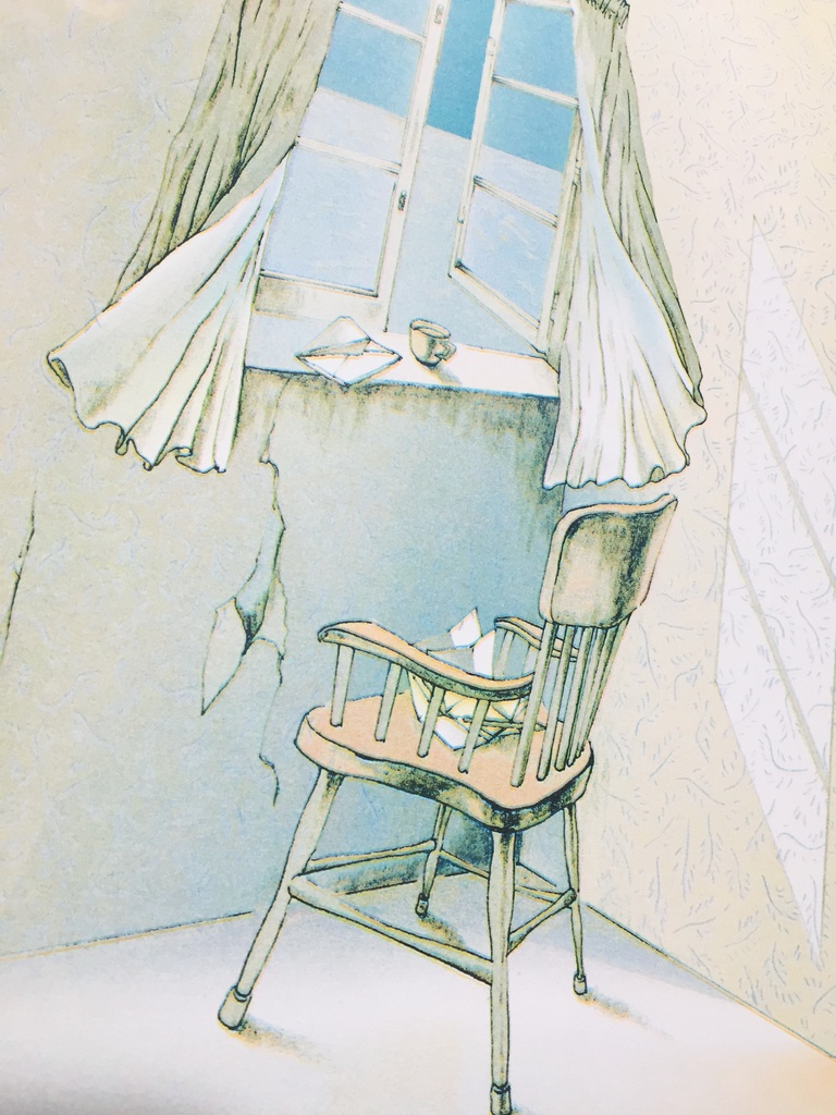 "VEIW FROM HER ROOM"リソグラフ作品『room9』