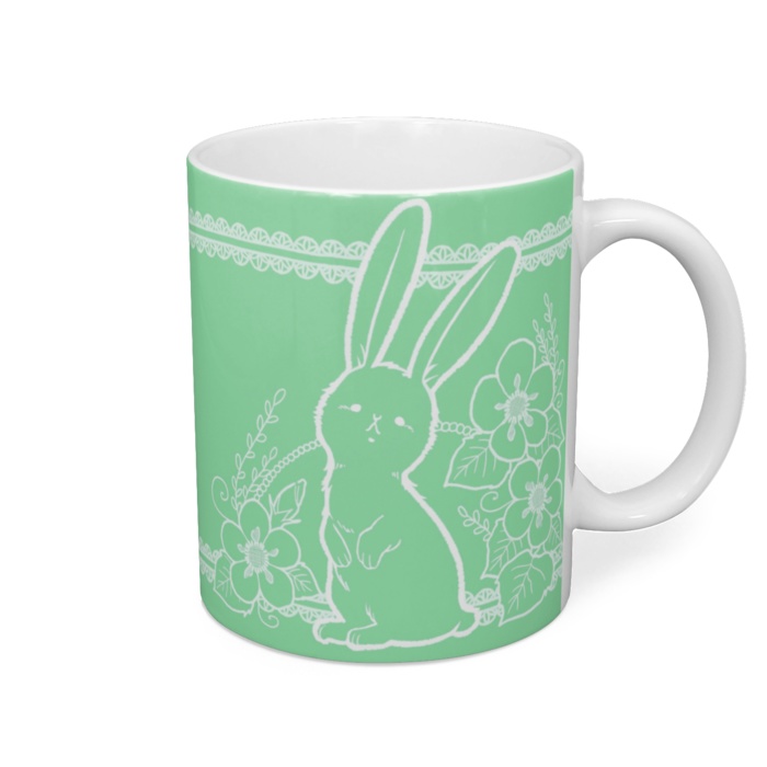 うさマグ(10色パステルカラー)