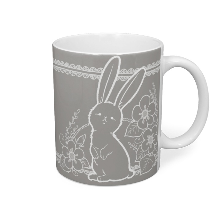 うさマグ(10色パステルカラー)