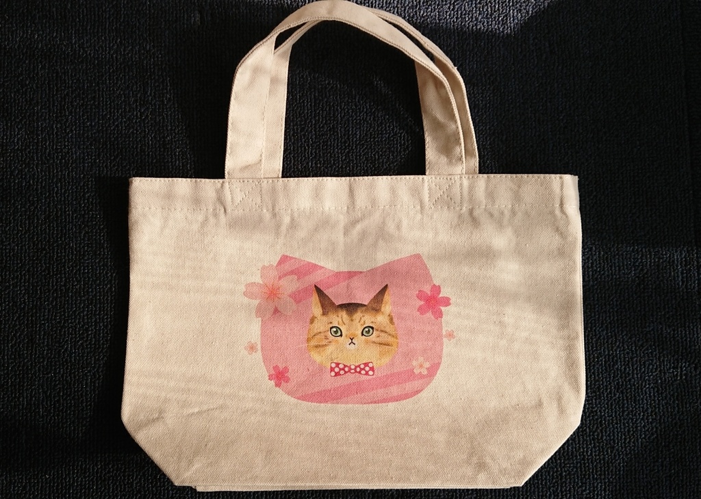 MeiryMewおすましにゃんこ春色トート(Sサイズ)