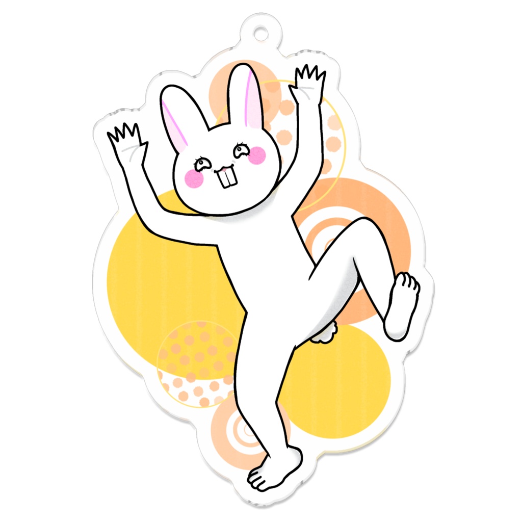 前歯のうさ氏(ポーズ違いver.)