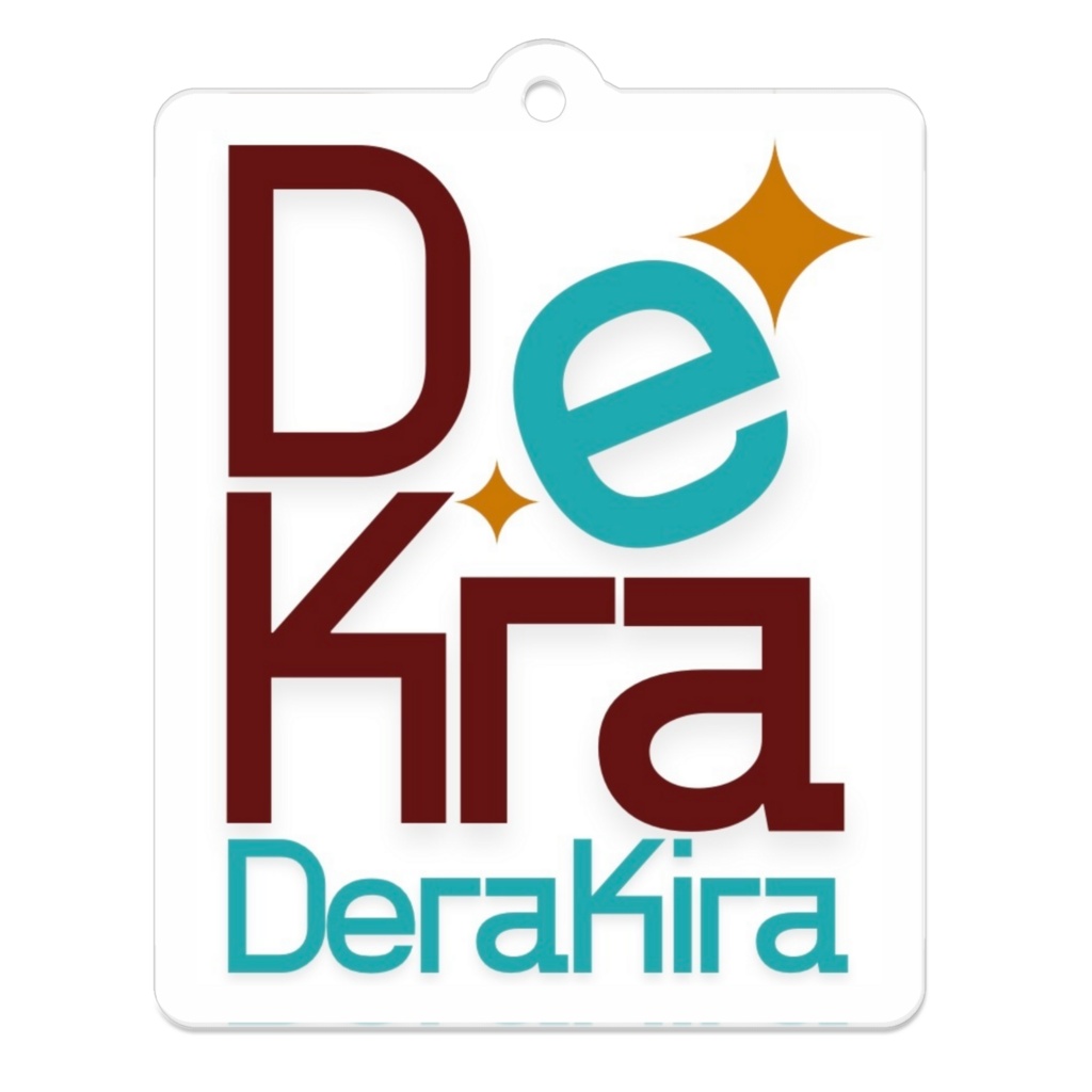 DeraKiraショップロゴアクリルキーホルダー