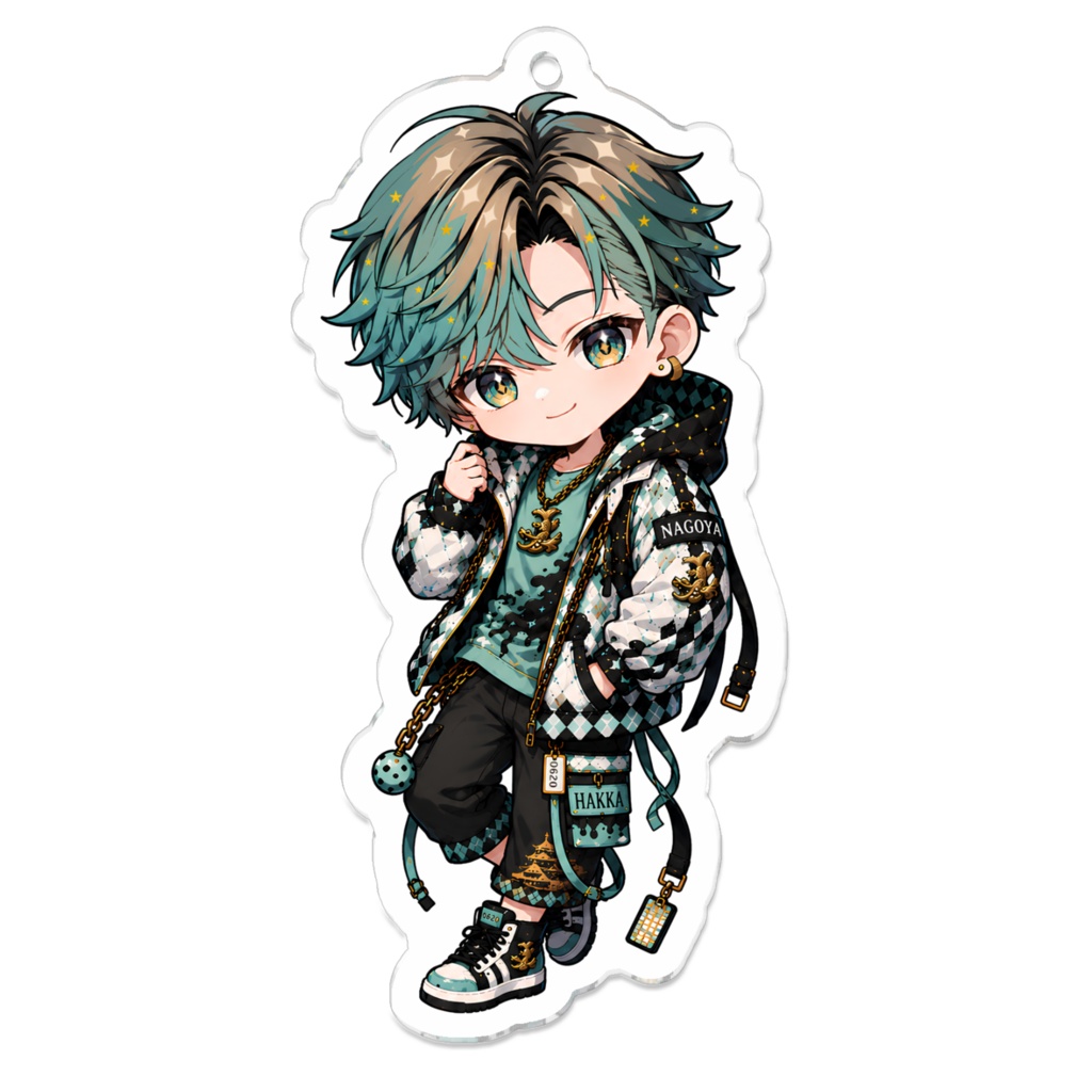 HAKKAデフォルアクリルキーホルダー