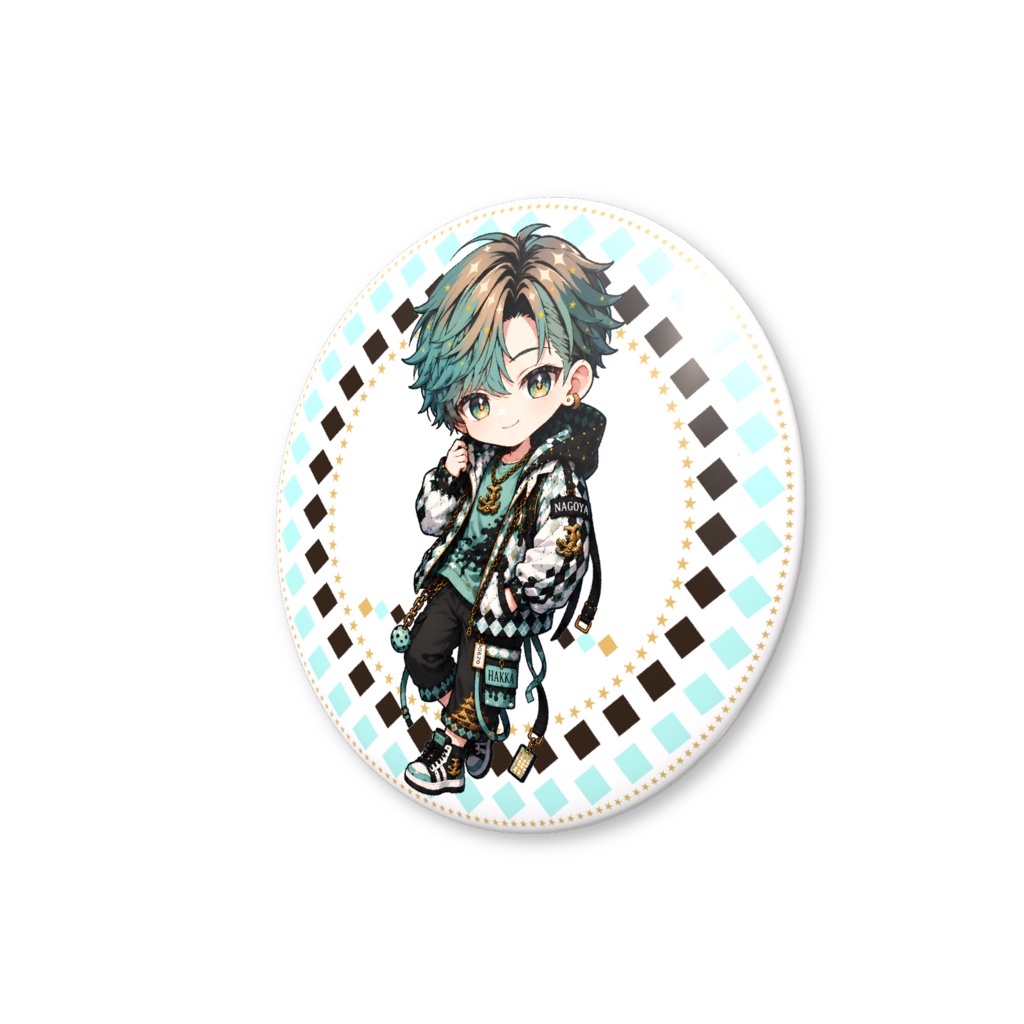 HAKKAデフォルメ缶バッジ