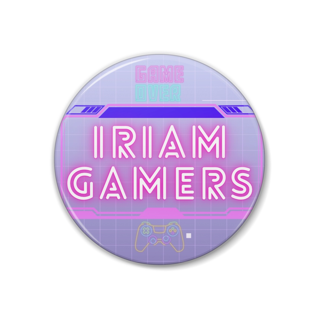 IRIAM GAMERS 限定缶バッチ(38mm)