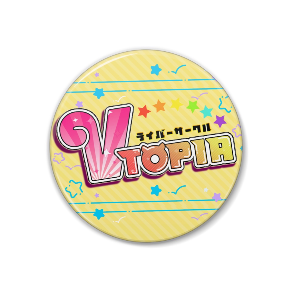 Vtopia 限定缶バッチ(38mm)