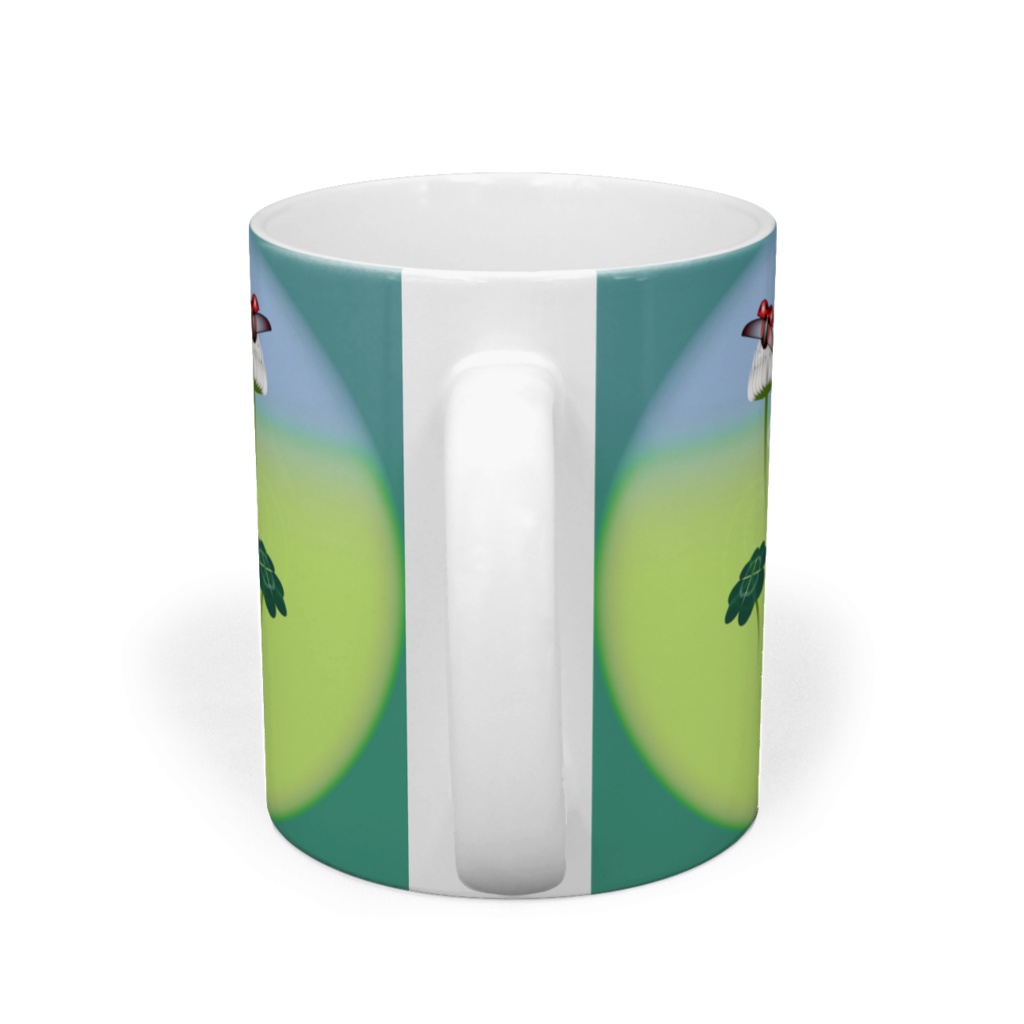 テントウムシと四つ葉のクローバー