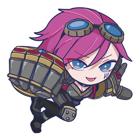 【LoL】アクリルチャーム Jinx&Vi【ろこぱ6】