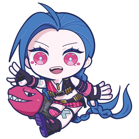 【LoL】アクリルチャーム Jinx&Vi【ろこぱ6】