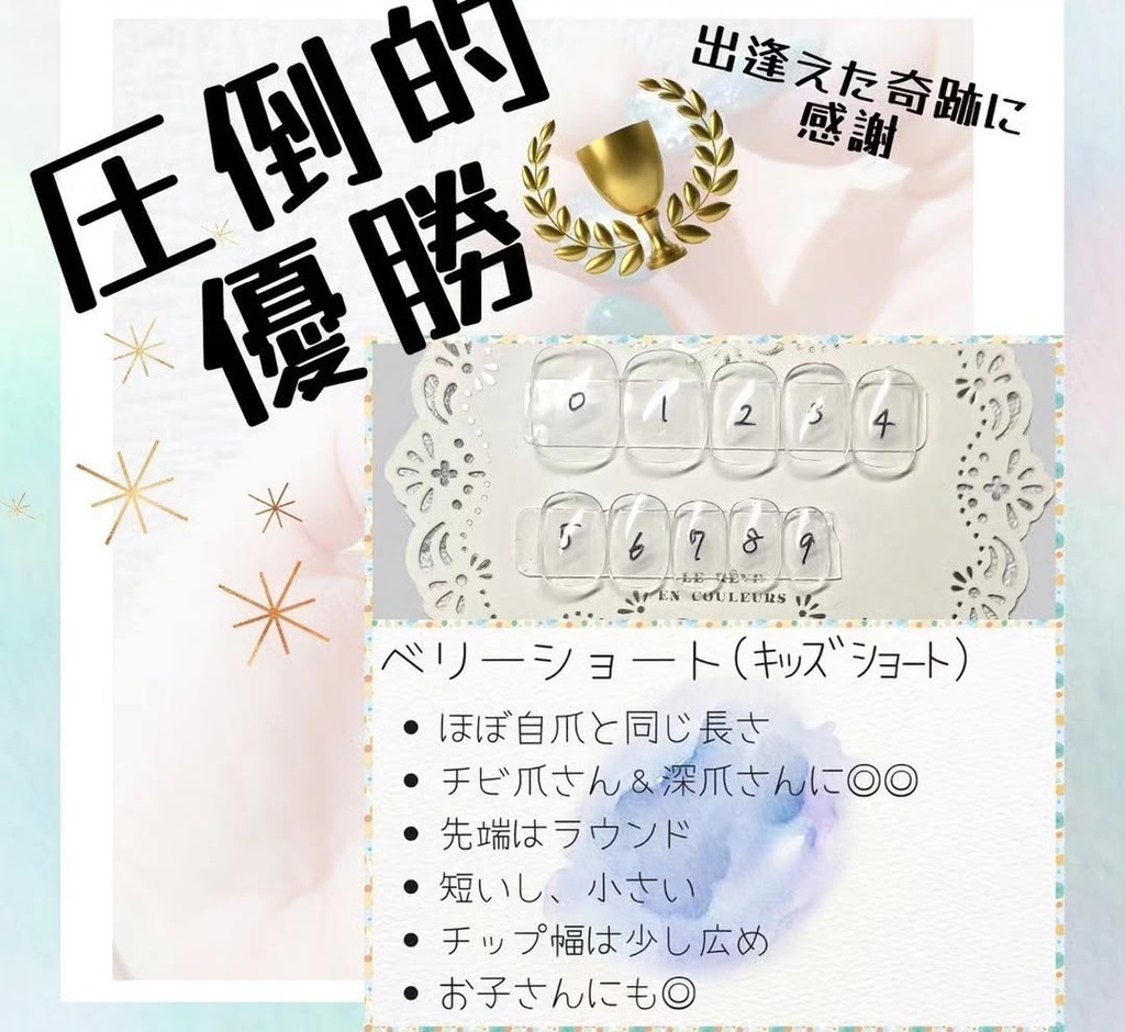 三郎国宗 MYSTÉREネイルチップ