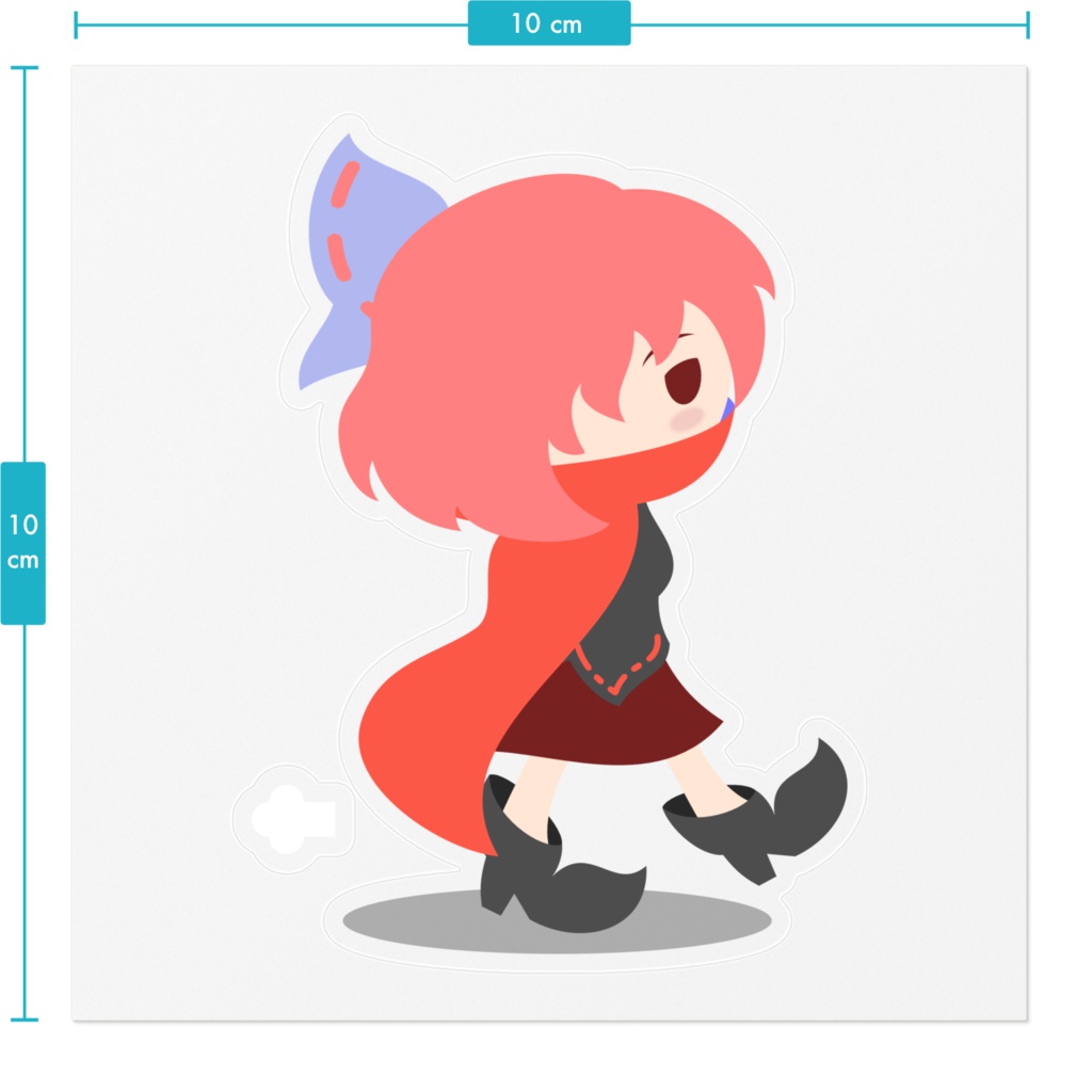 【東方ステッカー】赤蛮奇