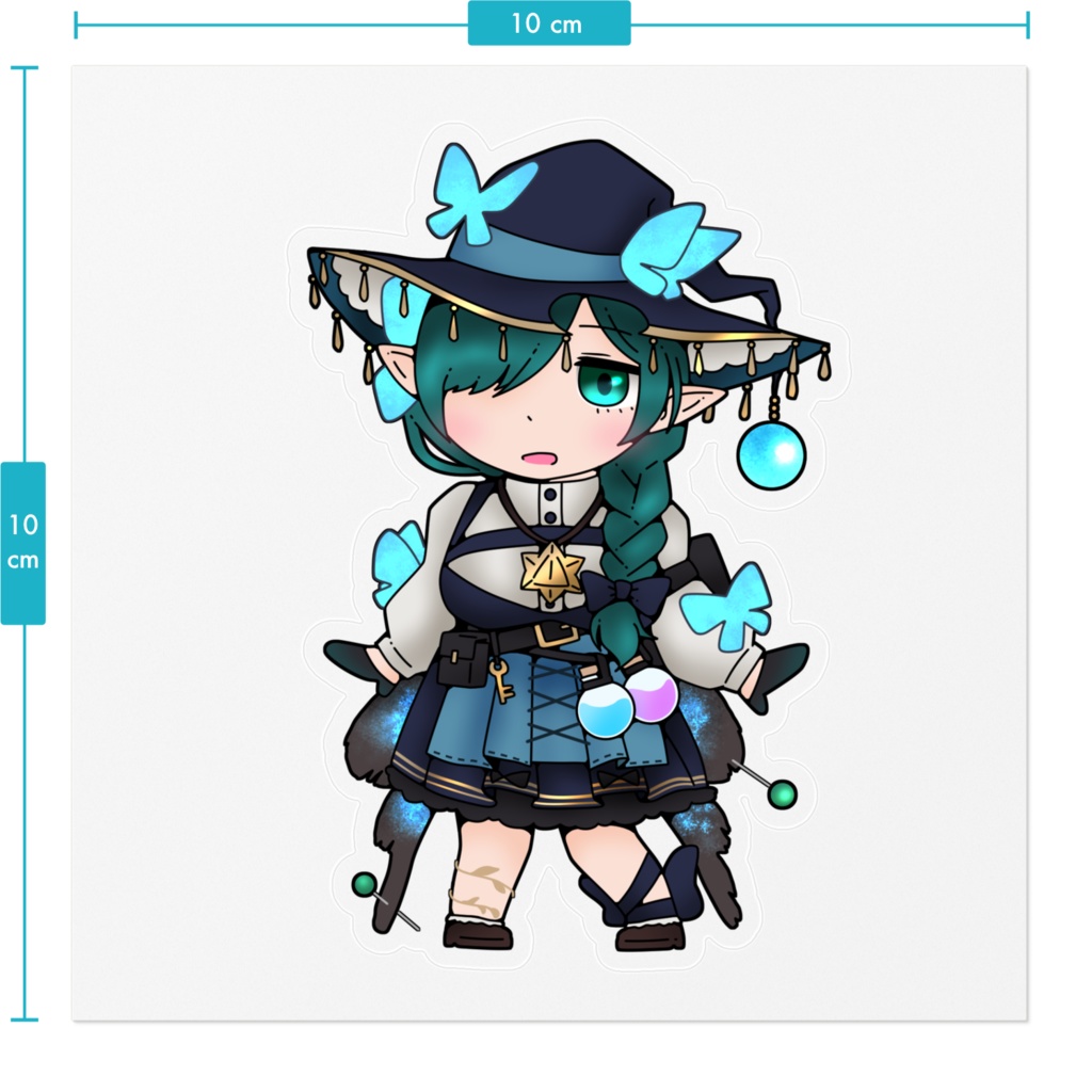 ミニアゲちゃんステッカー