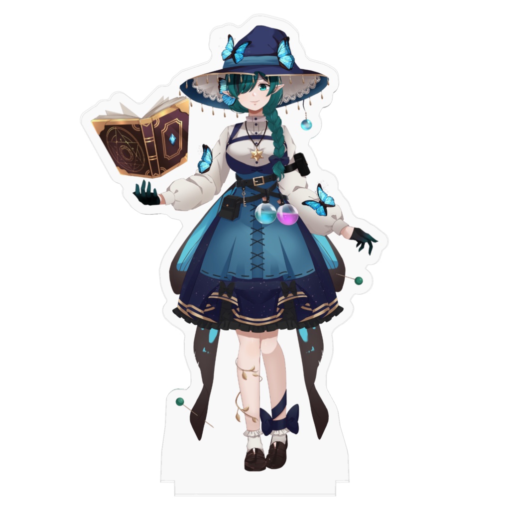 大瑠璃アゲハ アクリルフィギュア