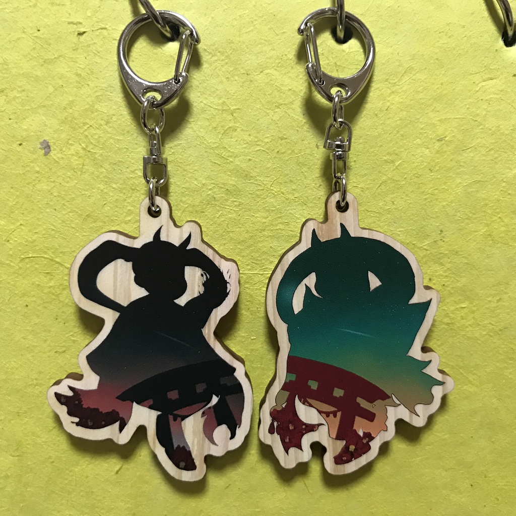 【おそ松さん】妖怪松ウッドキーホルダー(色松)