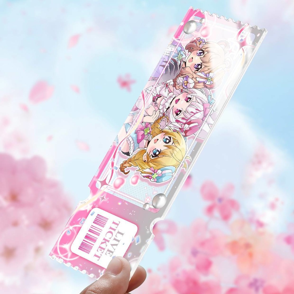 【ぷにぐみ】チケット風アクリルカード