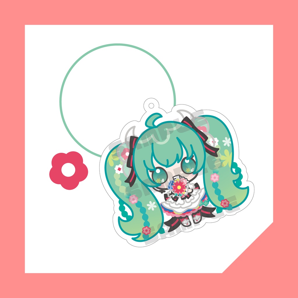 【Blooming】アクリルキーホルダー