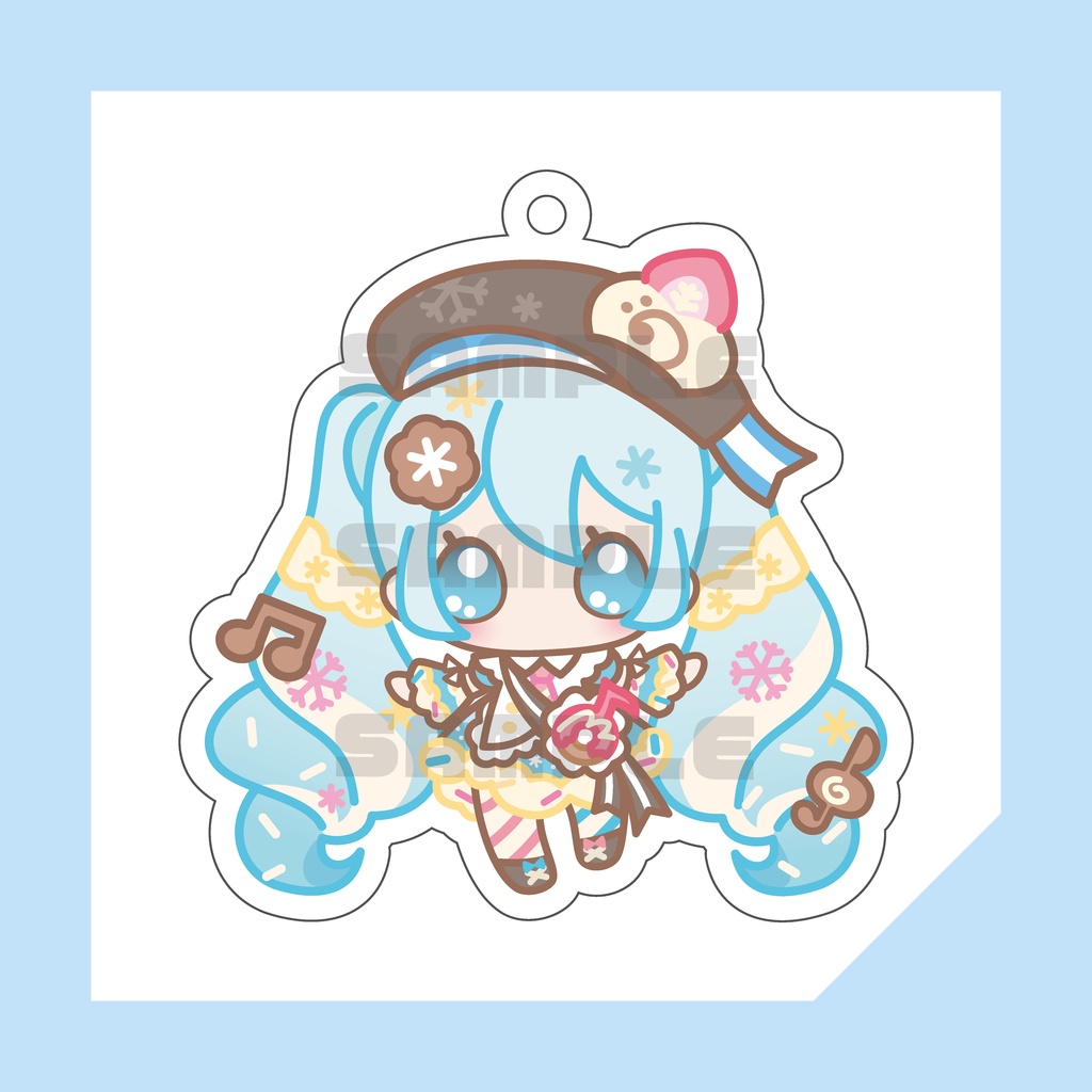 【雪ミク26】アクリルキーホルダー