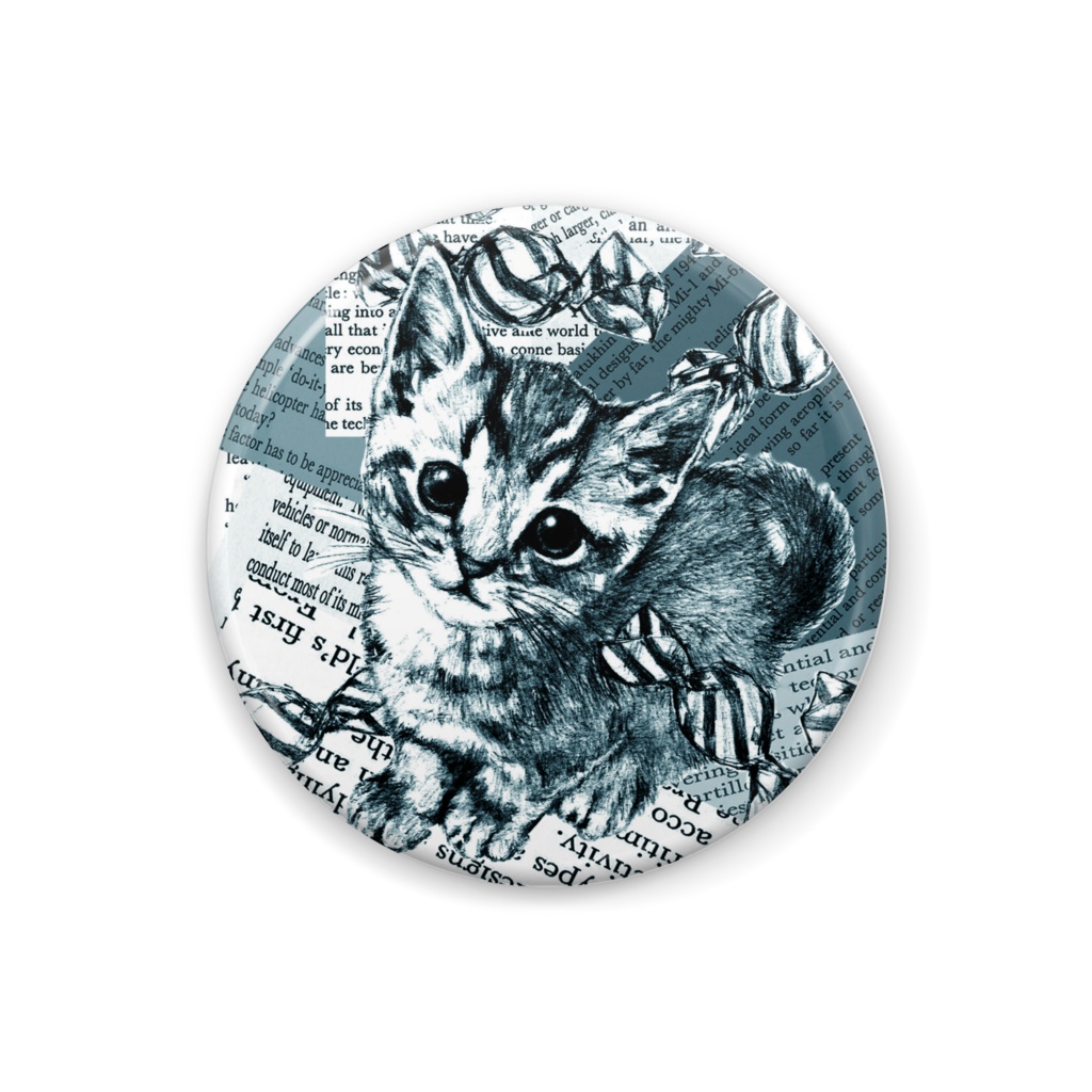 「Candy Cat」缶バッジ
