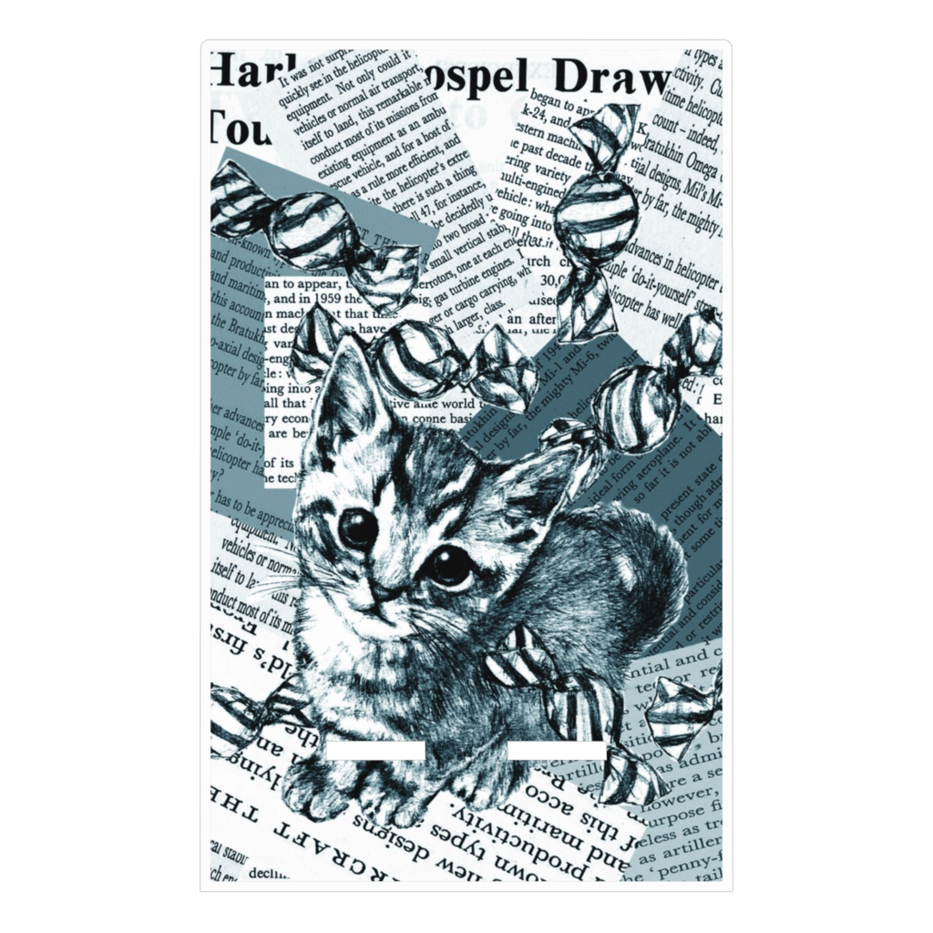 「Candy Cat」アクリルスマホスタンド