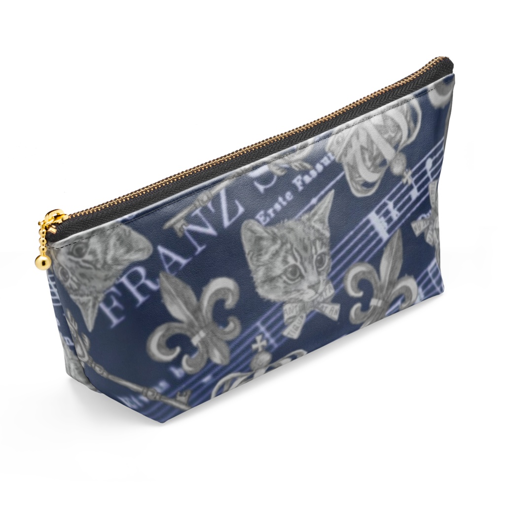 Antique kitten ポーチ