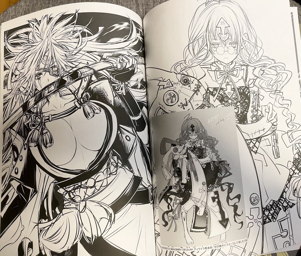 黒白-GUILTY GEAR FANART"MoNoKuRo"ILLUSTRATION BOOK