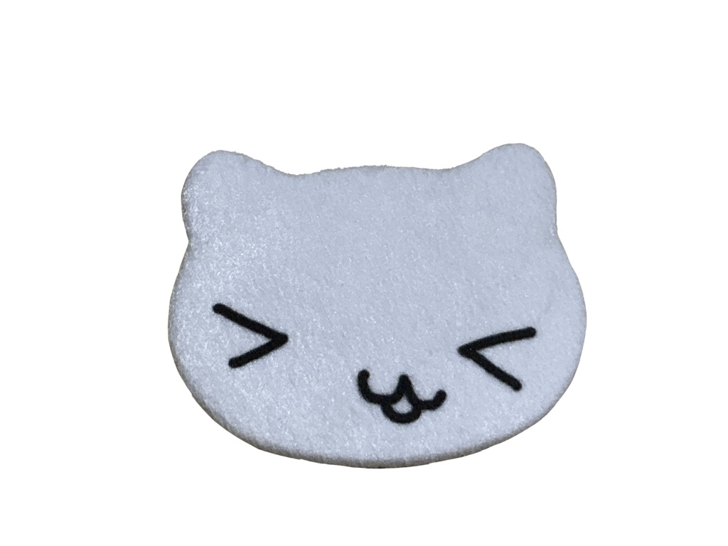 ふわふわ缶バッジ（あはは）
