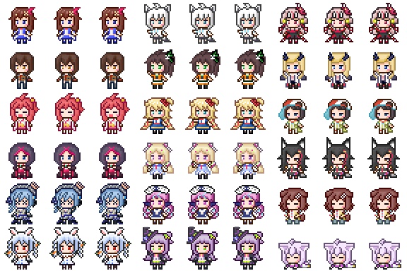 【非公式】RPGツクールMV・MZ素材【ホロライブ】