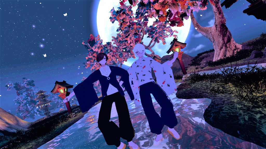 【碼希-まき-向け衣装】和袖コーデ