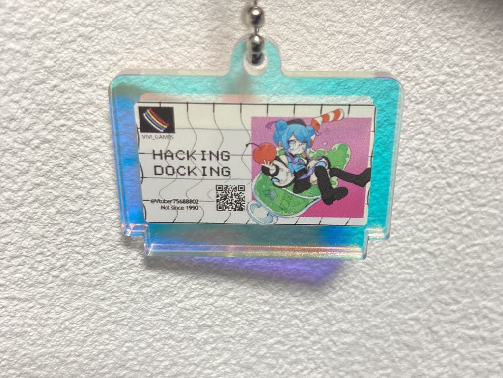 レトロカセット風キーホルダー【選べるサイズ】