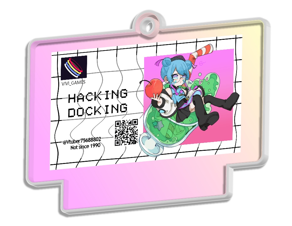 レトロカセット風キーホルダー【選べるサイズ】