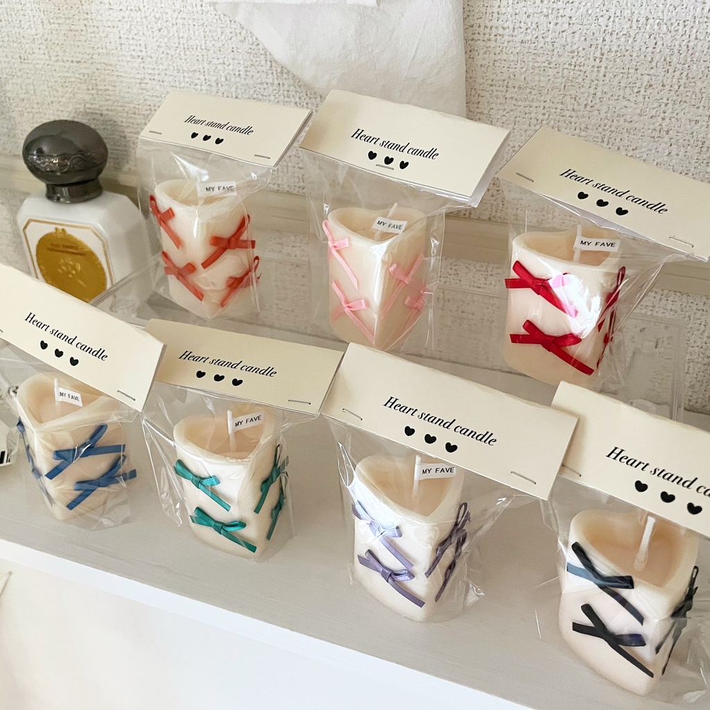  【再販未定】 Heart stand candle