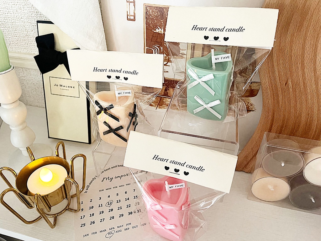 【再販未定】 Heart stand candle