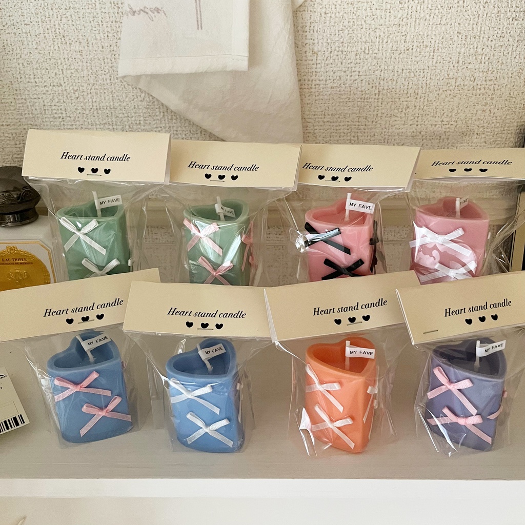 【再販未定】 Heart stand candle