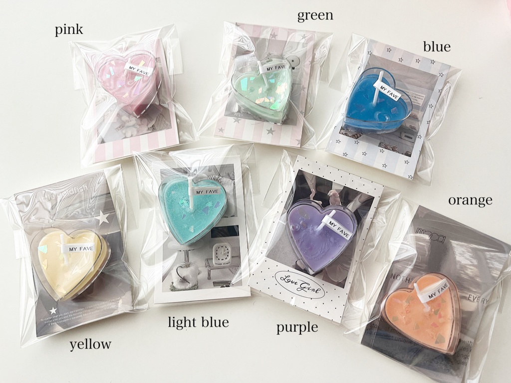 【再販未定】aurora heart candle