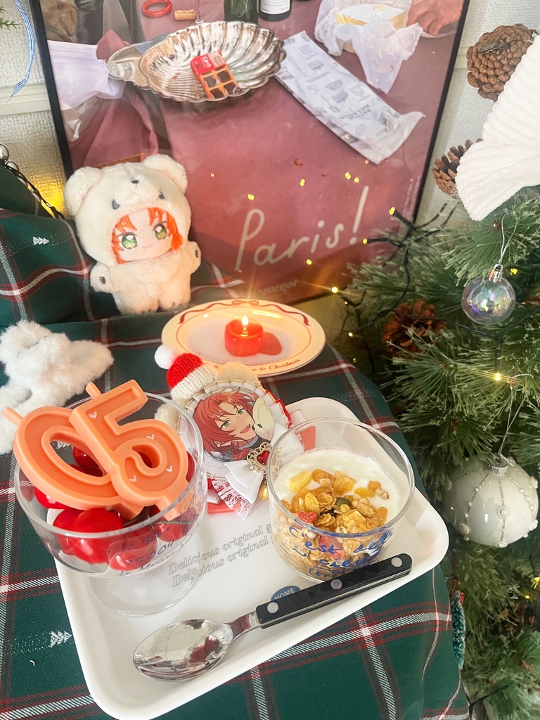 【 1/3 21:00 】Number candle ( 青/赤 )