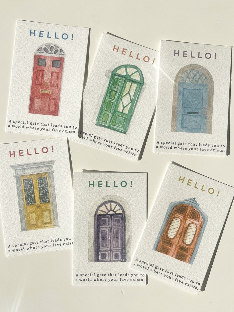 【再販未定】推し色インテリアカード