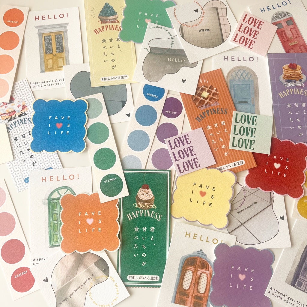 【再販未定】推し色インテリアカード