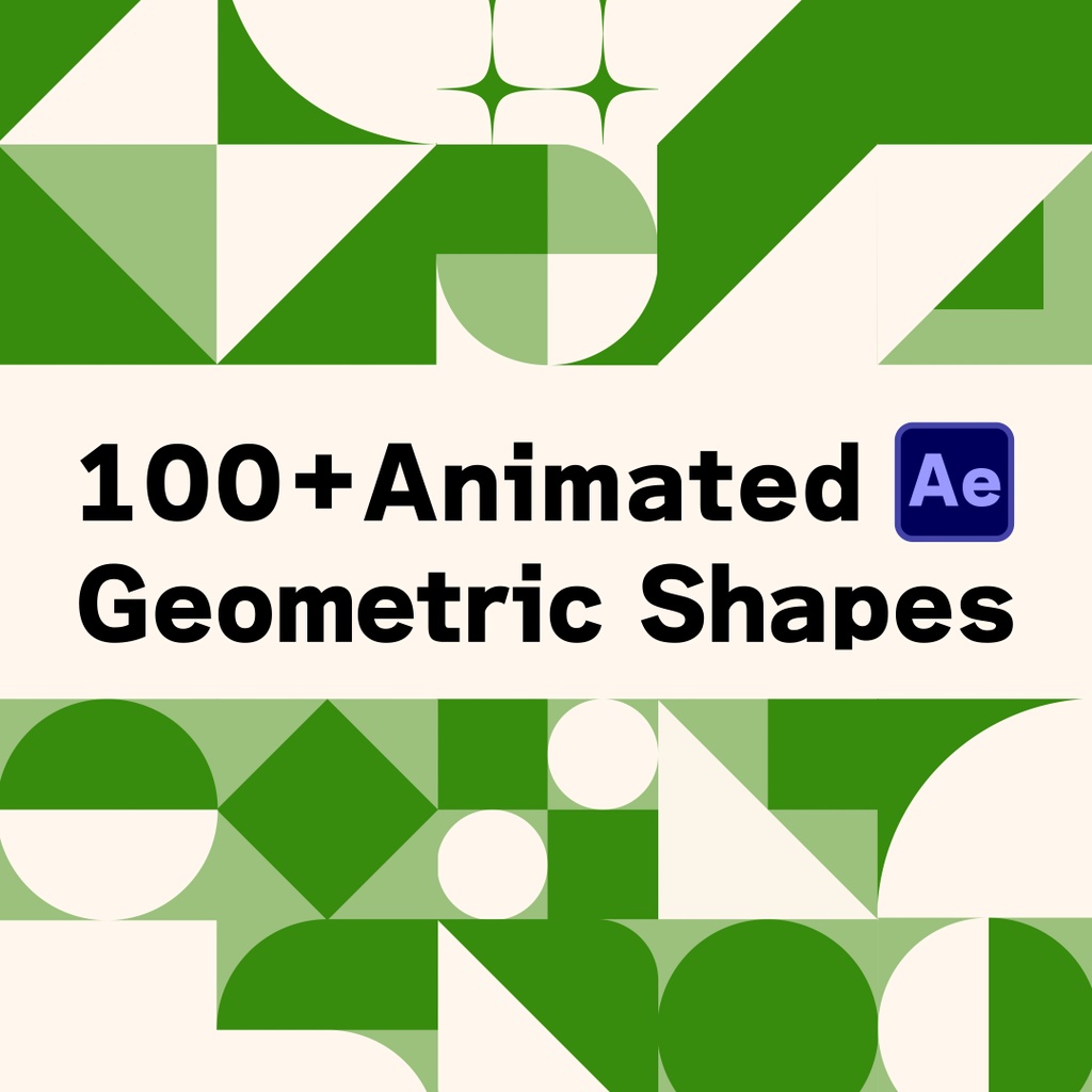Geometric Shapes 100+【ループ対応・幾何学アニメーション】