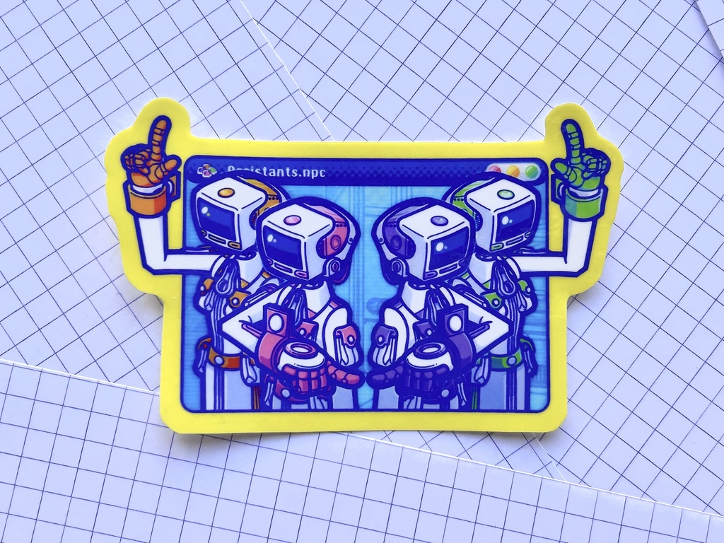ステッカー　アシスタンツWindow