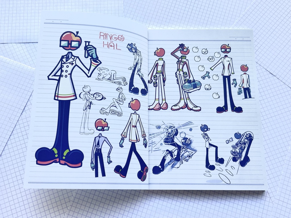 DOODLE IN THE NOTEBOOK 設定・らくがき集2021〜2024