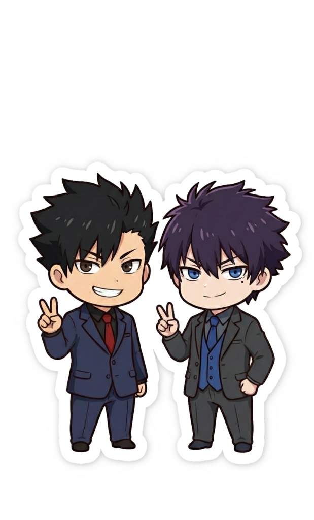 ハイキュー×ブルーロック【スマホステッカー】