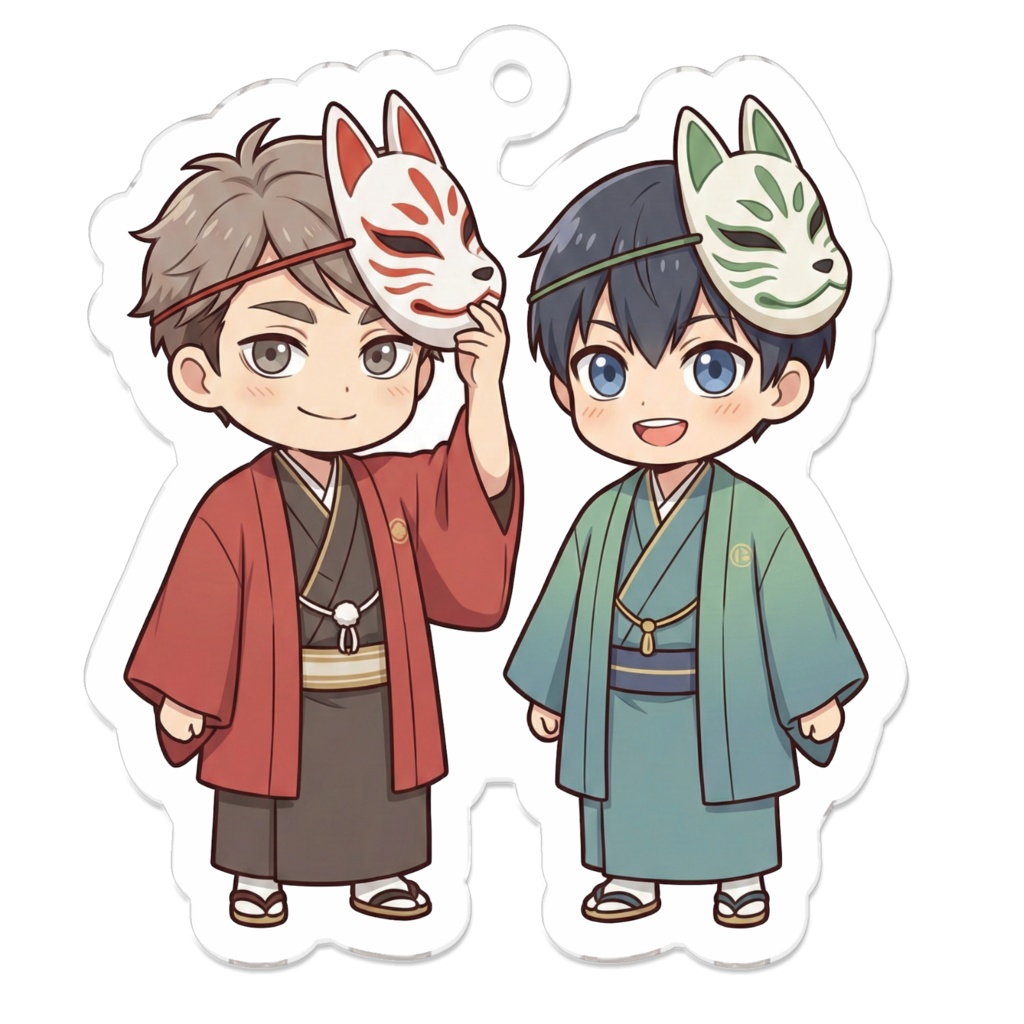 ハイキュー×ブルーロック(アクリルキーホルダー50×50mm)