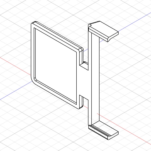 DS用ソフトパッケージ向けGBAソフトホルダーの拡張パーツ(.stlファイル)