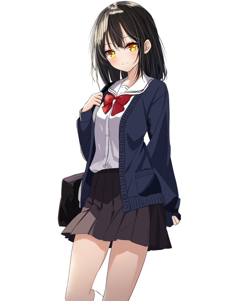 TRPG立ち絵女子高生（表情差分あり）