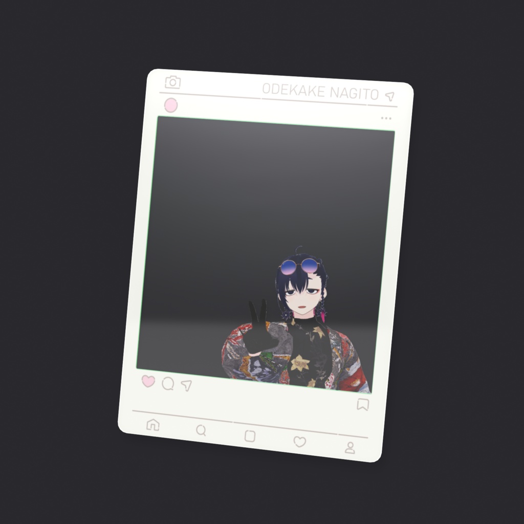 SNS風クリアカード【3周年記念グッズ】【イザナギ・エルヴァ】