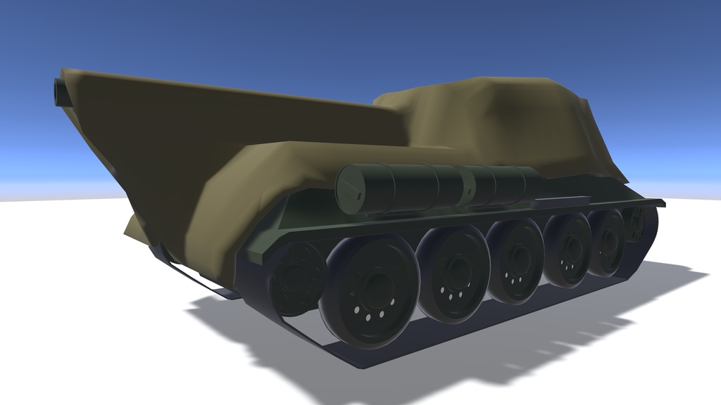 【VRCワールド向け】置物の戦車