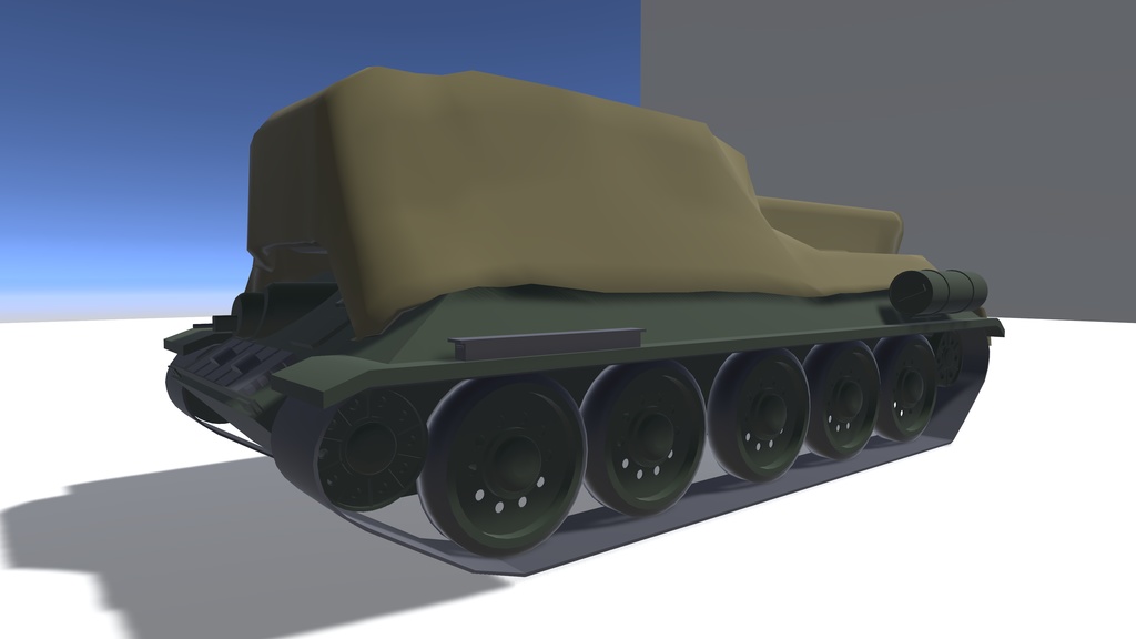 【VRCワールド向け】置物の戦車